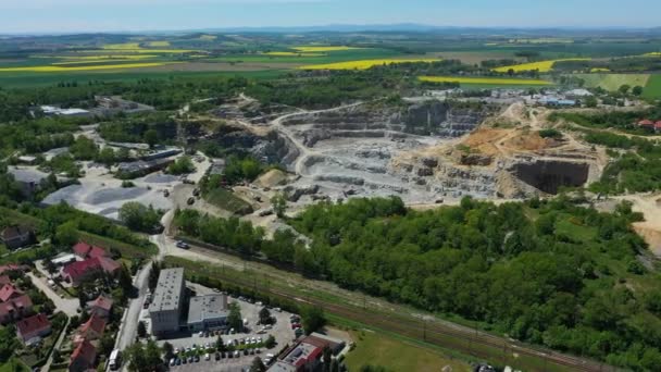 グラナイト鉱山ストルツリン空中ビューポーランド 高品質の4K映像 — ストック動画