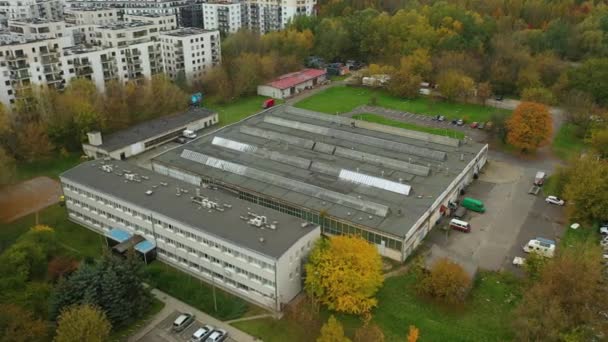 Osiedle Wawrzyszew Warsaw Aerial View Poland Wysokiej Jakości Materiał — Wideo stockowe