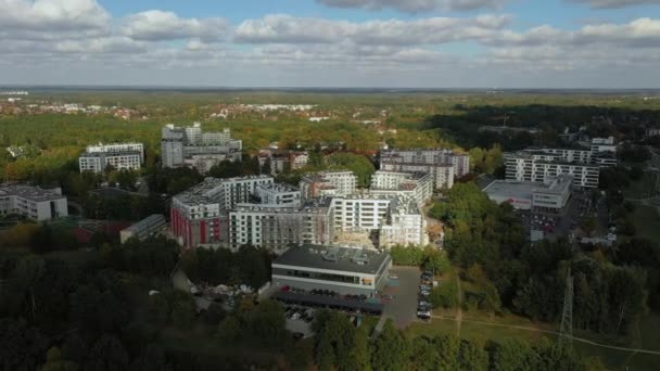 Osiedle Panoramy Tarchomin Warsaw Aerial View Poland Wysokiej Jakości Materiał — Wideo stockowe
