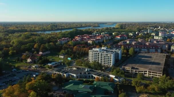 Housing Estate Nowodwory Varsovia Vista Aérea Polonia Imágenes Alta Calidad — Vídeos de Stock
