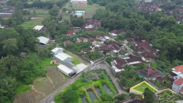 Images Aériennes Des Zones Rurales Indonésie Images Ralenti Des Mouvements — Video