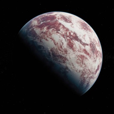 Exoplan3d illüstrasyon posteri