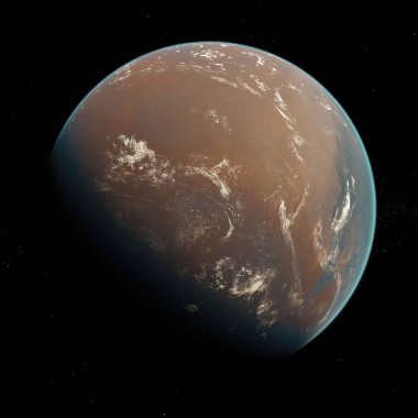 Exoplan3d illüstrasyon posteri