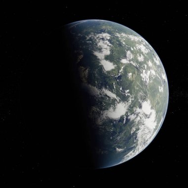 Exoplan3d illüstrasyon posteri