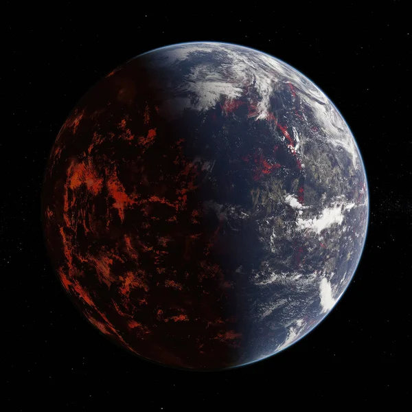 Exoplan3d illüstrasyon posteri