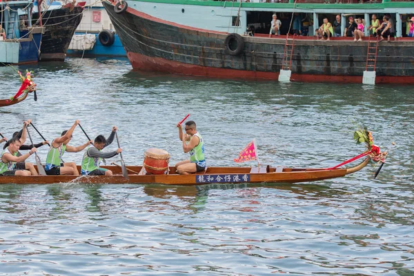 Aberdeen Hong Kong Junio 2023 Barcos Corriendo Río Love Por — Foto de Stock