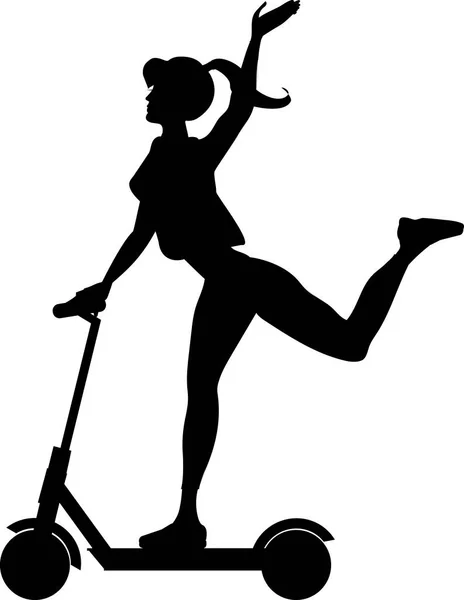 vector illustration of a woman in a black dress and the baby