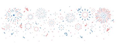 Bağımsızlık Günü afişi, bayram afişi, broşürü, tebrik kartı ve dekoratif öğeler.