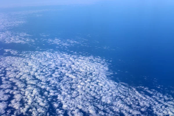 Earth Seen Porthole Large Jet Plane — Stock Photo, Image