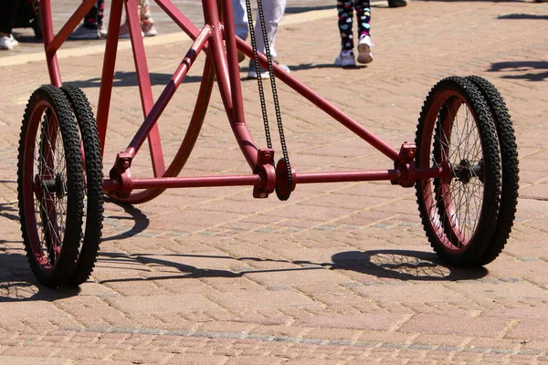 Велосипед Міському Парку Біля Моря — стокове фото
