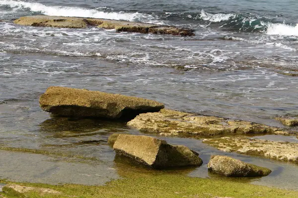 地中海沿岸的石头 — 图库照片