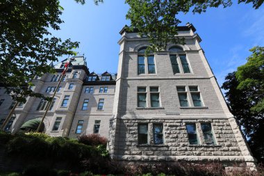 Quebec Kanada 08 09 2022. Quebec, Kanada 'nın Fransızca konuşan ilinin başkentidir.. 