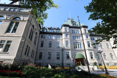 Quebec Kanada 08 09 2022. Quebec, Kanada 'nın Fransızca konuşan ilinin başkentidir.. 