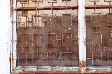 Eski ve paslı demirin dokusu.