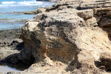 Taşların ve kayaların dokusu. Soyut taş arkaplanı.