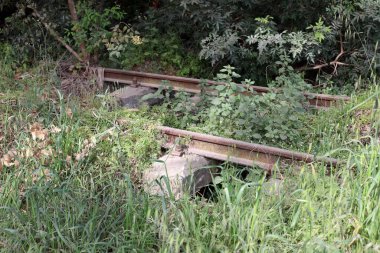 Fragments of the old railway from Haifa to Damascus.