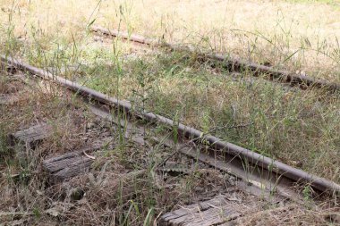 Fragments of the old railway from Haifa to Damascus.