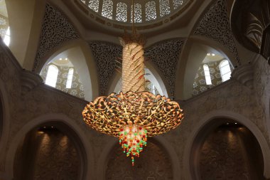 Abu Dhabi United Arab Emirates 08.12.2022 Sheikh Zayed Mosque white mosque in Abu Dhabi.