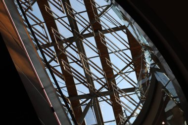 Architectural illustration. Fragments of the construction of buildings and structures.