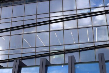 Architectural illustration. Fragments of the construction of buildings and structures.