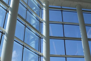 Architectural illustration. Fragments of the construction of buildings and structures.