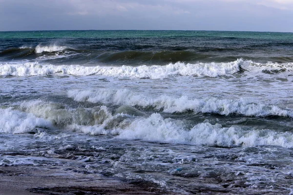Kusten Medelhavet Norra Israel — Stockfoto