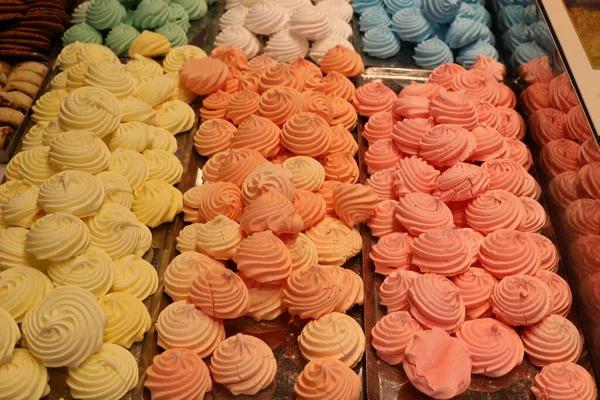 Oosterse Snoepjes Snoepjes Worden Verkocht Een Bazaar Israël — Stockfoto