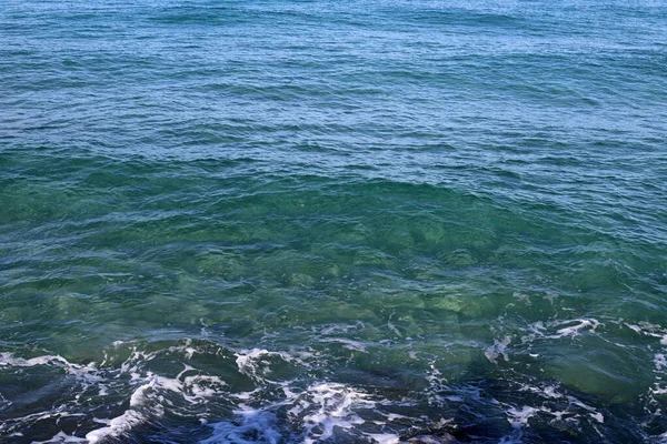 Цвет Морской Воды Побережье Средиземного Моря — стоковое фото