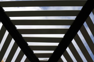 İnşaat alanındaki mimari detaylar. Vektör illüstrasyonu .