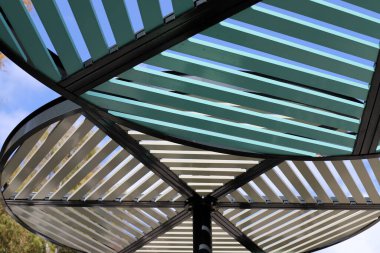 İnşaat alanındaki mimari detaylar. Vektör illüstrasyonu .