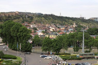Tiflis Georgia 30 Mayıs 2023. Eski şehir Tiflis, Gürcistan 'ın başkentidir..