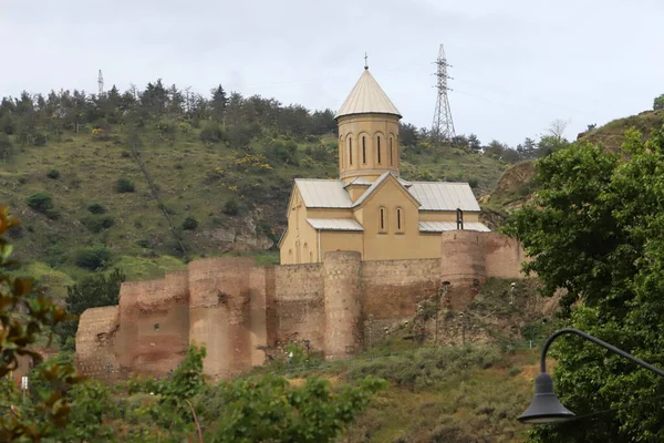 Května 2023 Tbilisi Georgia Starý Aktivní Křesťanský Kostel Gruzii — Stock fotografie