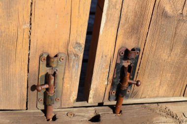 Eski ve paslı demirin dokusu.