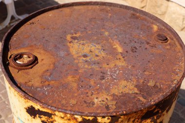 Eski ve paslı demirin dokusu.