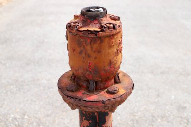 Eski ve paslı demirin dokusu.