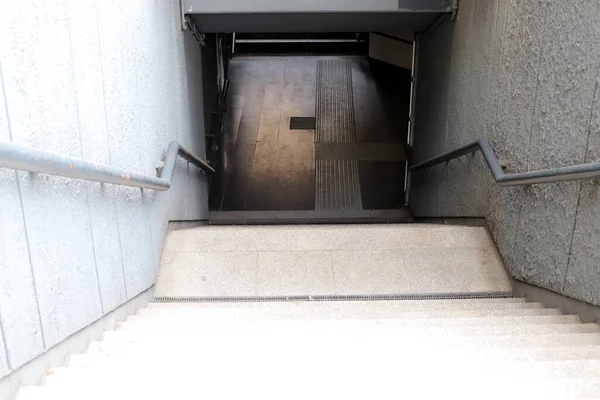 Escaliers Détail Architectural Dans Construction Bâtiments Structures — Photo