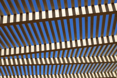 İnşaat ve mimaride düz ve eğri çizgiler. Soyut geometrik arkaplan.