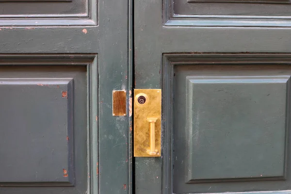 Ușa Intrare Într Clădire Sau Structură Textura Materialului Din Care — Fotografie, imagine de stoc