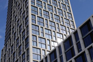 İsrail 'deki bina ve yapıların mimari ayrıntıları. Modern mimarinin soyut bir parçası.