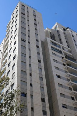 Tel Aviv İsrail 01 / 07 / 2024. Tel Aviv, İsrail 'in Akdeniz kıyısında bir şehirdir..