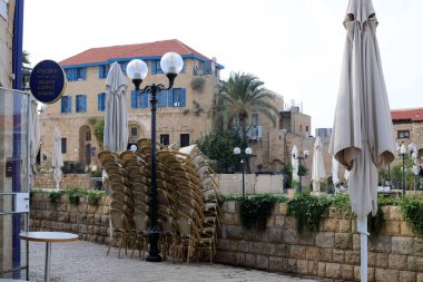 Tel Aviv İsrail 01 / 07 / 2024. Tel Aviv, İsrail 'in Akdeniz kıyısında bir şehirdir..
