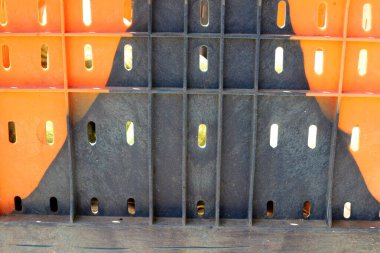 Mimari detaylar kapanıyor. Soyut geometrik arkaplan.