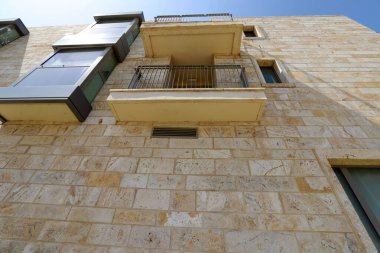 Akko Israel 05/26/1924. Antik şehir - Akdeniz kıyısındaki liman