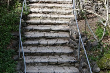 İsrail 'deki bina ve yapıların inşasında mimari bir detay olarak merdivenler.