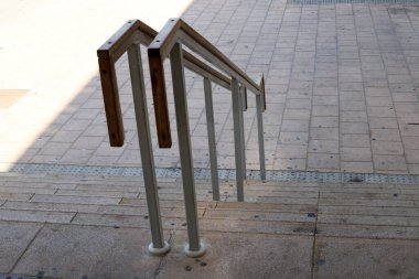 İsrail 'deki bina ve yapıların inşasında mimari bir detay olarak merdivenler.