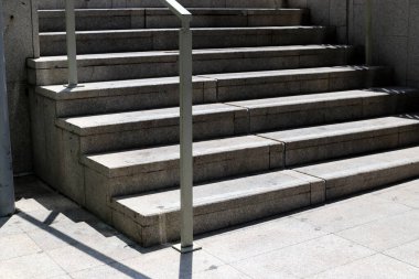 İsrail 'deki bina ve yapıların inşasında mimari bir detay olarak merdivenler.