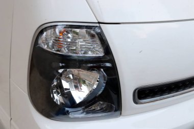 Araba vücut parçalarının yakın plan çekimi.