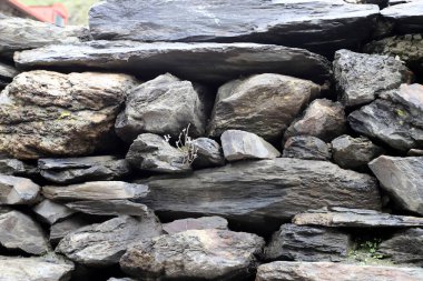 Taş ve betonun dokusu ve yapısı. Doğal arkaplan.