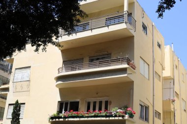 İsrail 'deki bina ve yapıların inşasında mimari bir detay olarak balkon kullanılıyor..