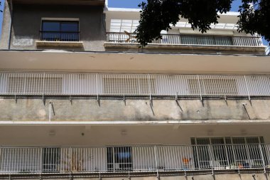 İsrail 'deki bina ve yapıların inşasında mimari bir detay olarak balkon kullanılıyor..